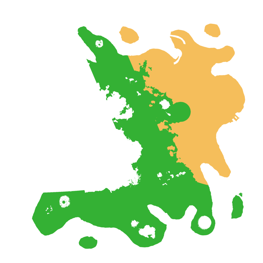 Biome Rust Map: Procedural Map, Size: 3500, Seed: 85384
