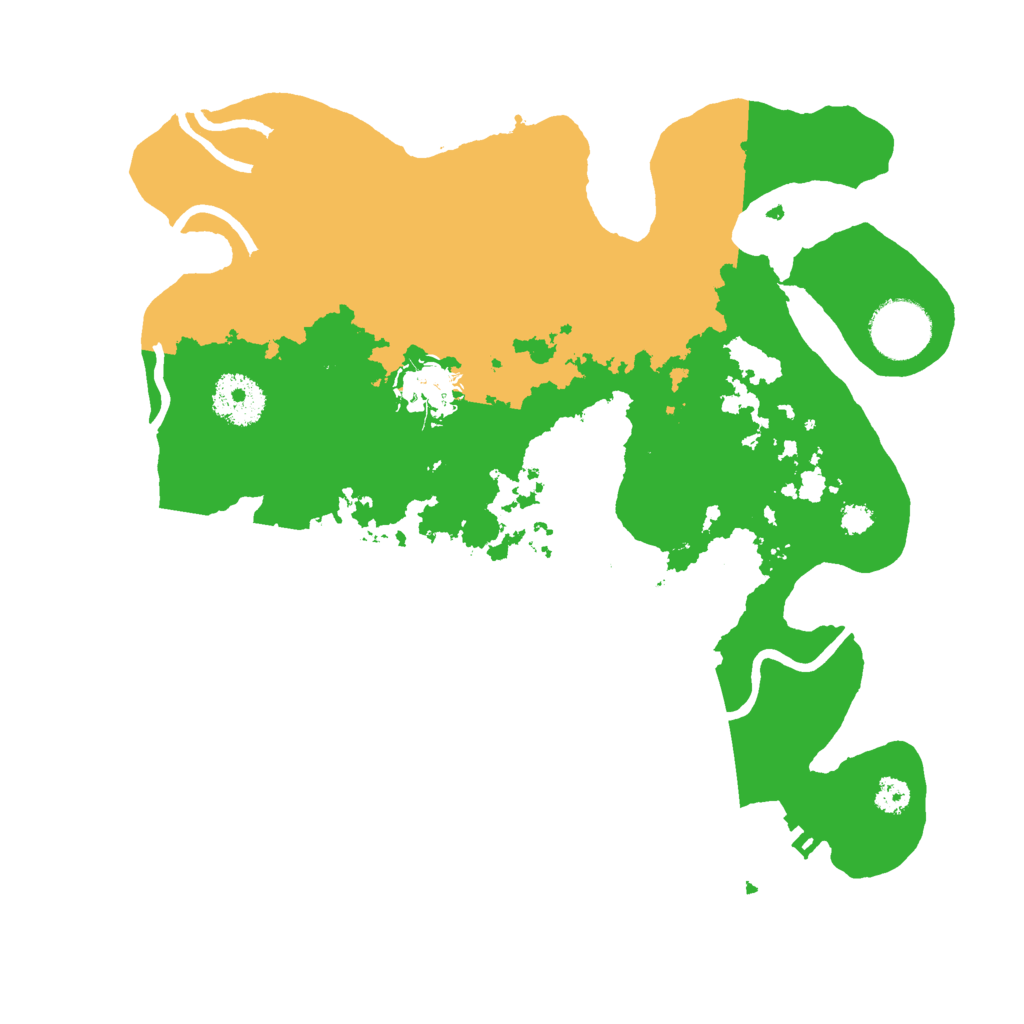 Biome Rust Map: Procedural Map, Size: 3000, Seed: 577306567