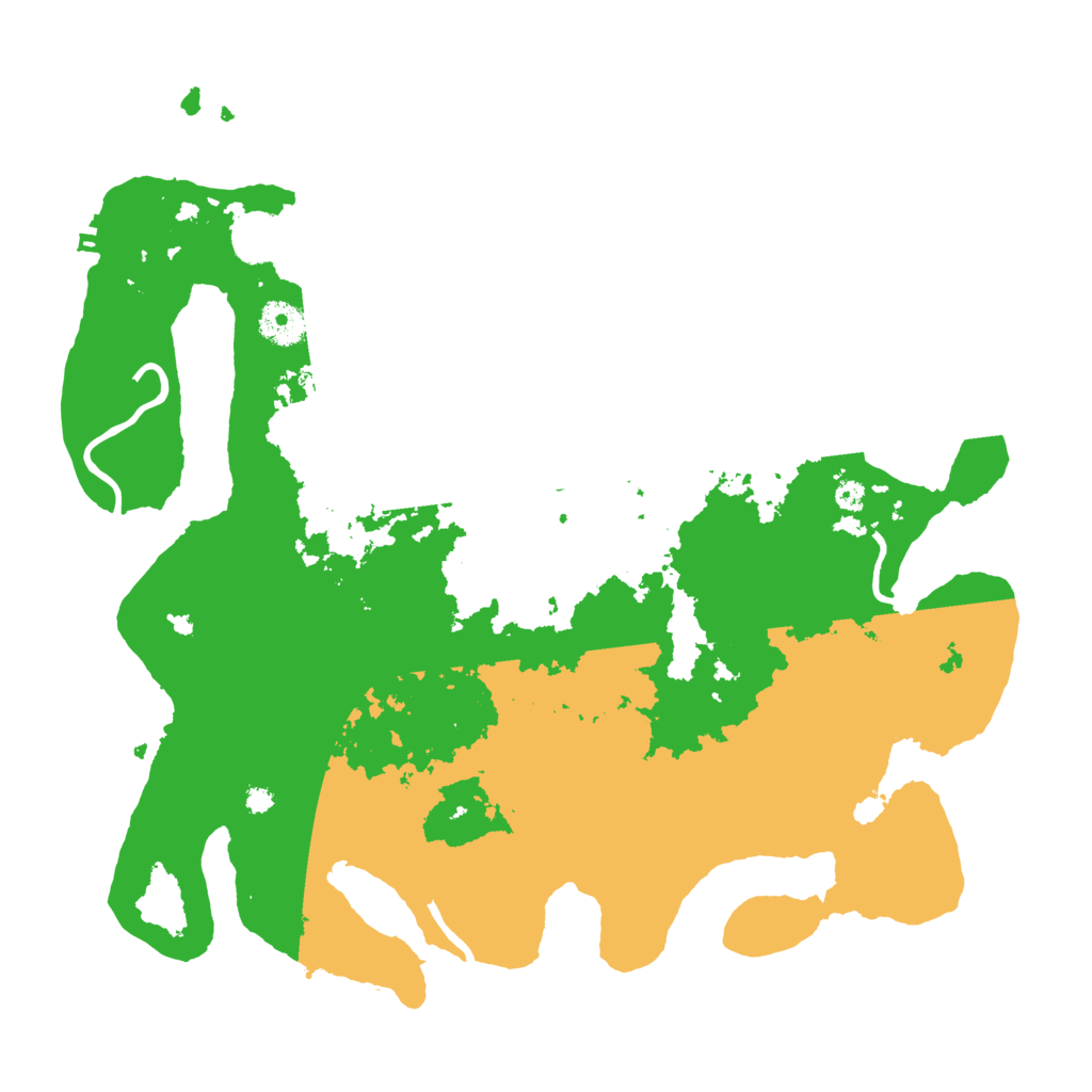 Biome Rust Map: Procedural Map, Size: 3700, Seed: 618955230