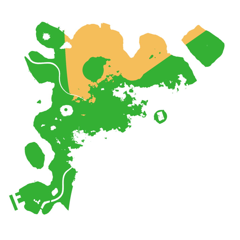 Biome Rust Map: Procedural Map, Size: 3000, Seed: 17627911