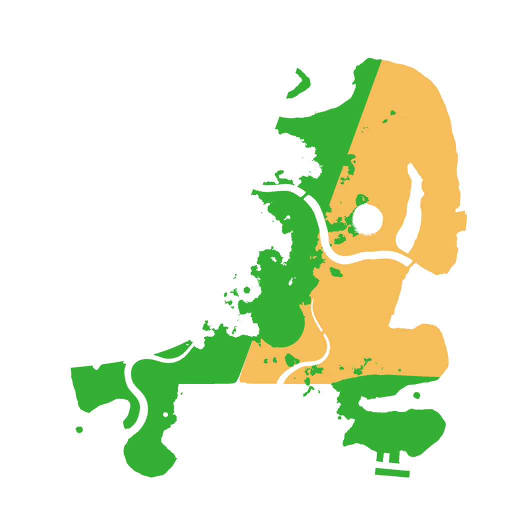 Biome Rust Map: Procedural Map, Size: 3000, Seed: 1341893976