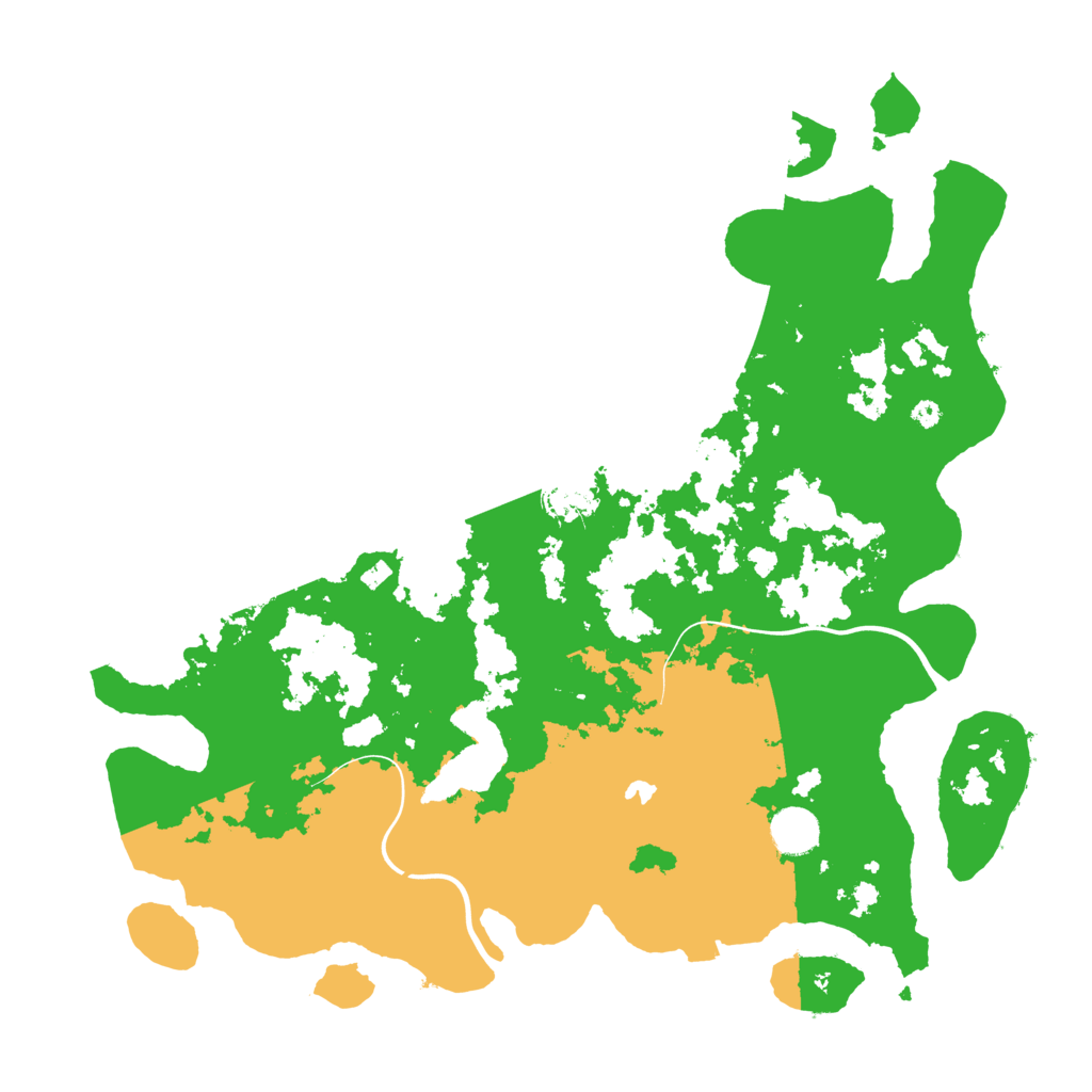 Biome Rust Map: Procedural Map, Size: 4000, Seed: 68521