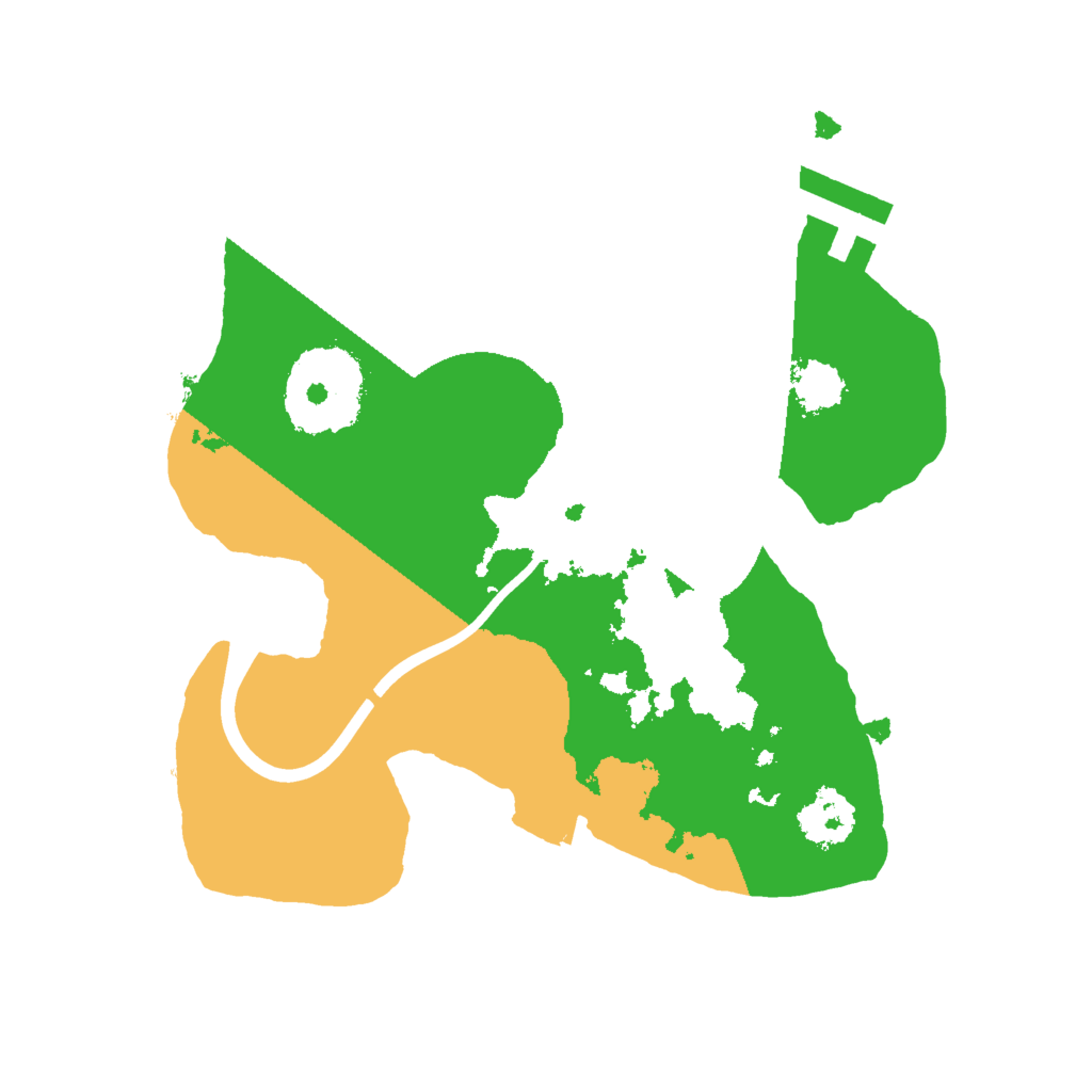 Biome Rust Map: Procedural Map, Size: 2000, Seed: 457692659