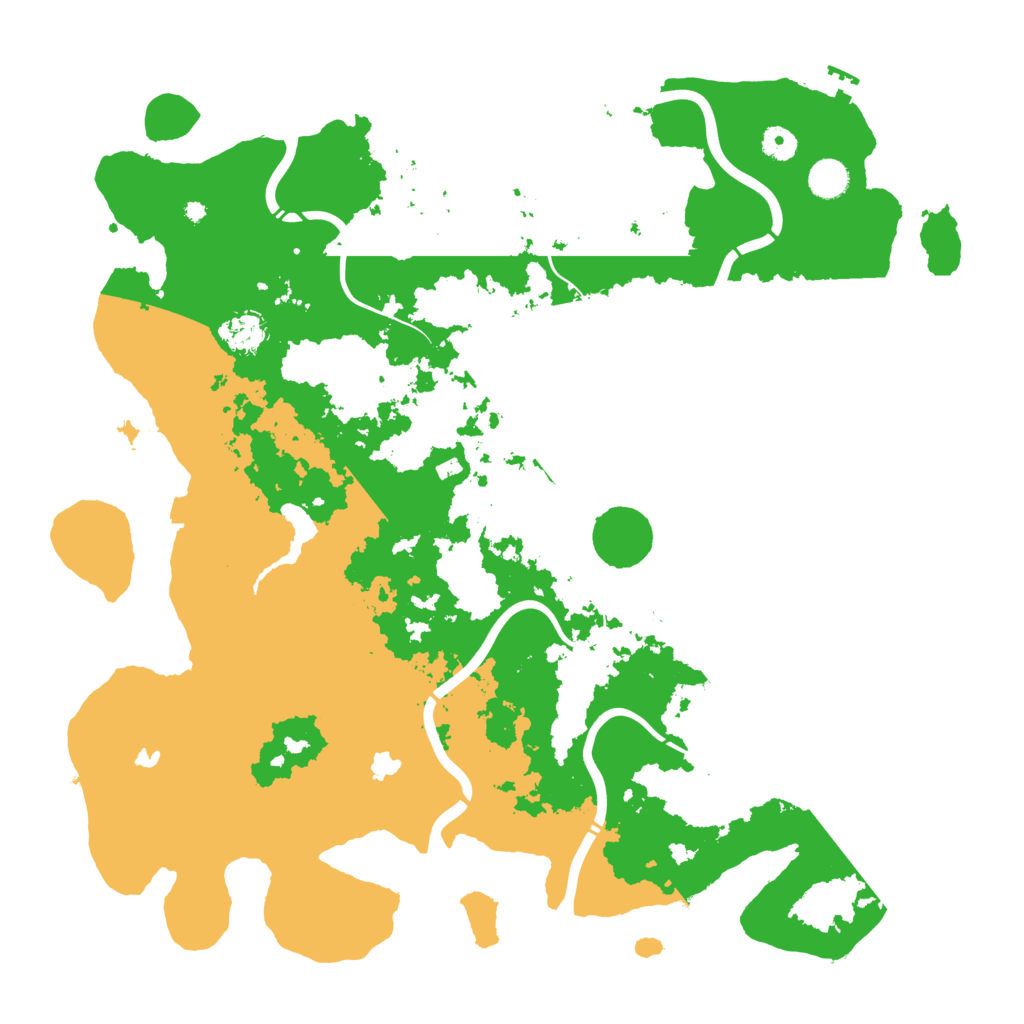 Biome Rust Map: Procedural Map, Size: 4500, Seed: 7925314