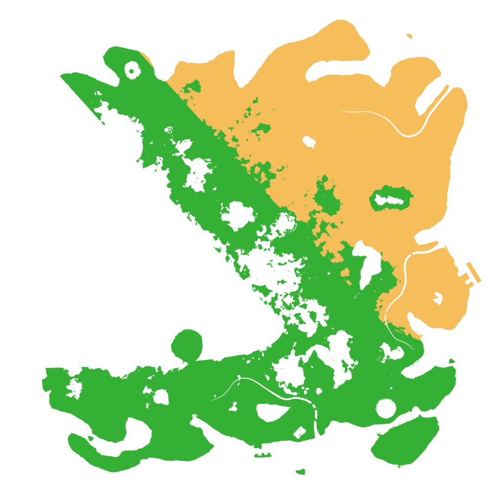 Biome Rust Map: Procedural Map, Size: 4500, Seed: 105048912