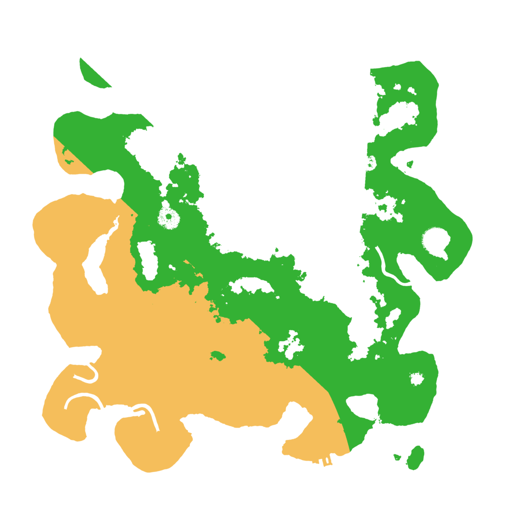 Biome Rust Map: Procedural Map, Size: 3500, Seed: 141211411