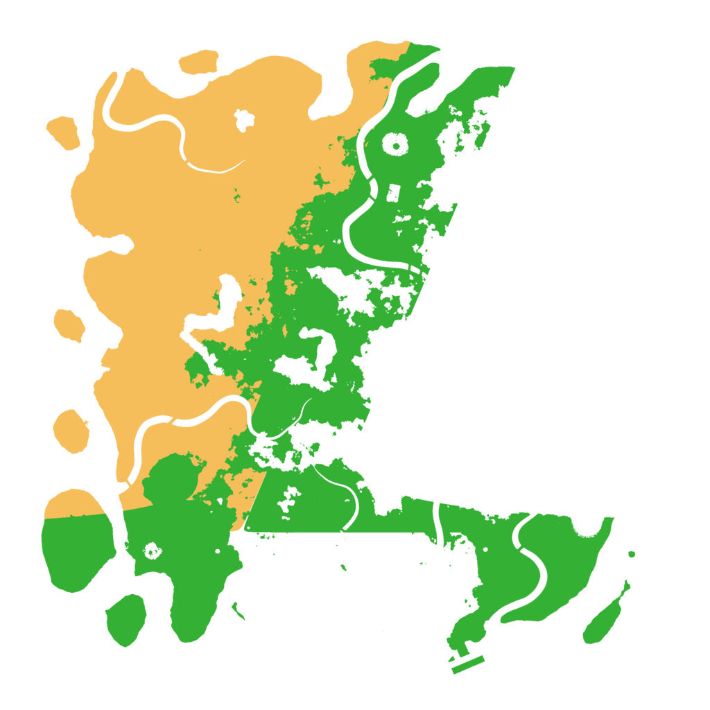 Biome Rust Map: Procedural Map, Size: 4250, Seed: 504370261