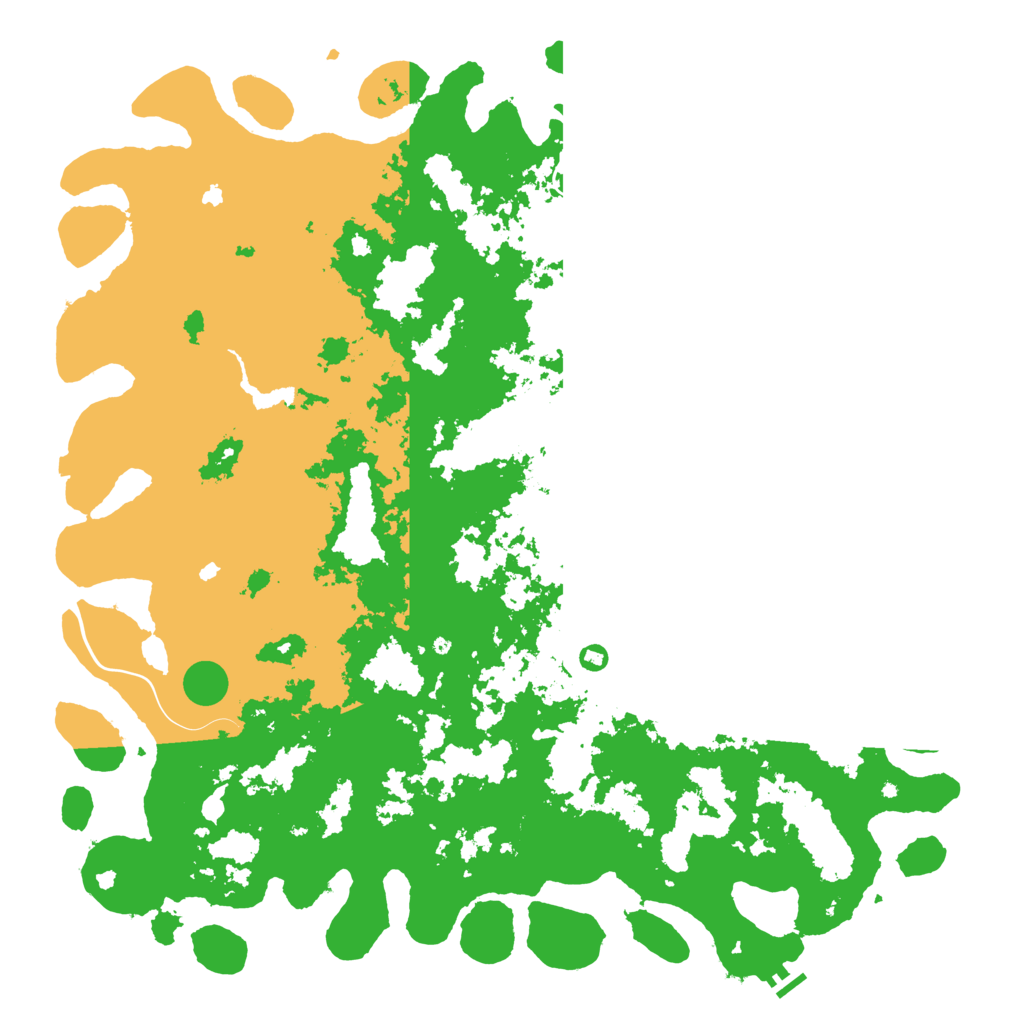 Biome Rust Map: Procedural Map, Size: 6000, Seed: 269139058