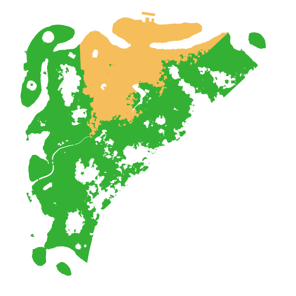 Biome Rust Map: Procedural Map, Size: 4500, Seed: 60222