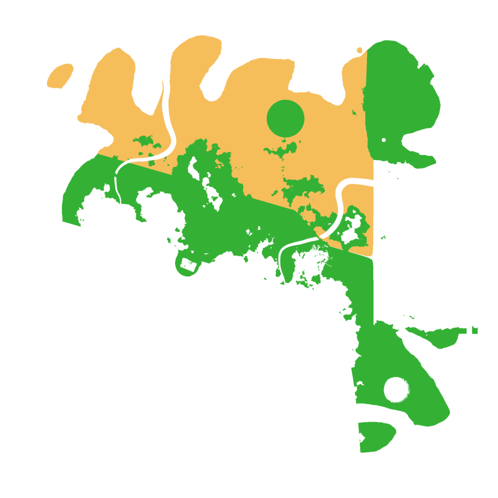 Biome Rust Map: Procedural Map, Size: 3500, Seed: 1593551596