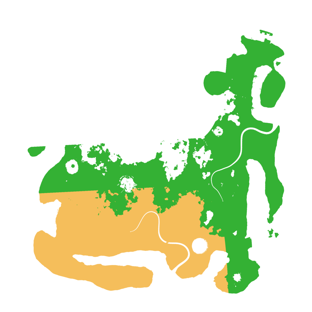 Biome Rust Map: Procedural Map, Size: 3500, Seed: 1150565246