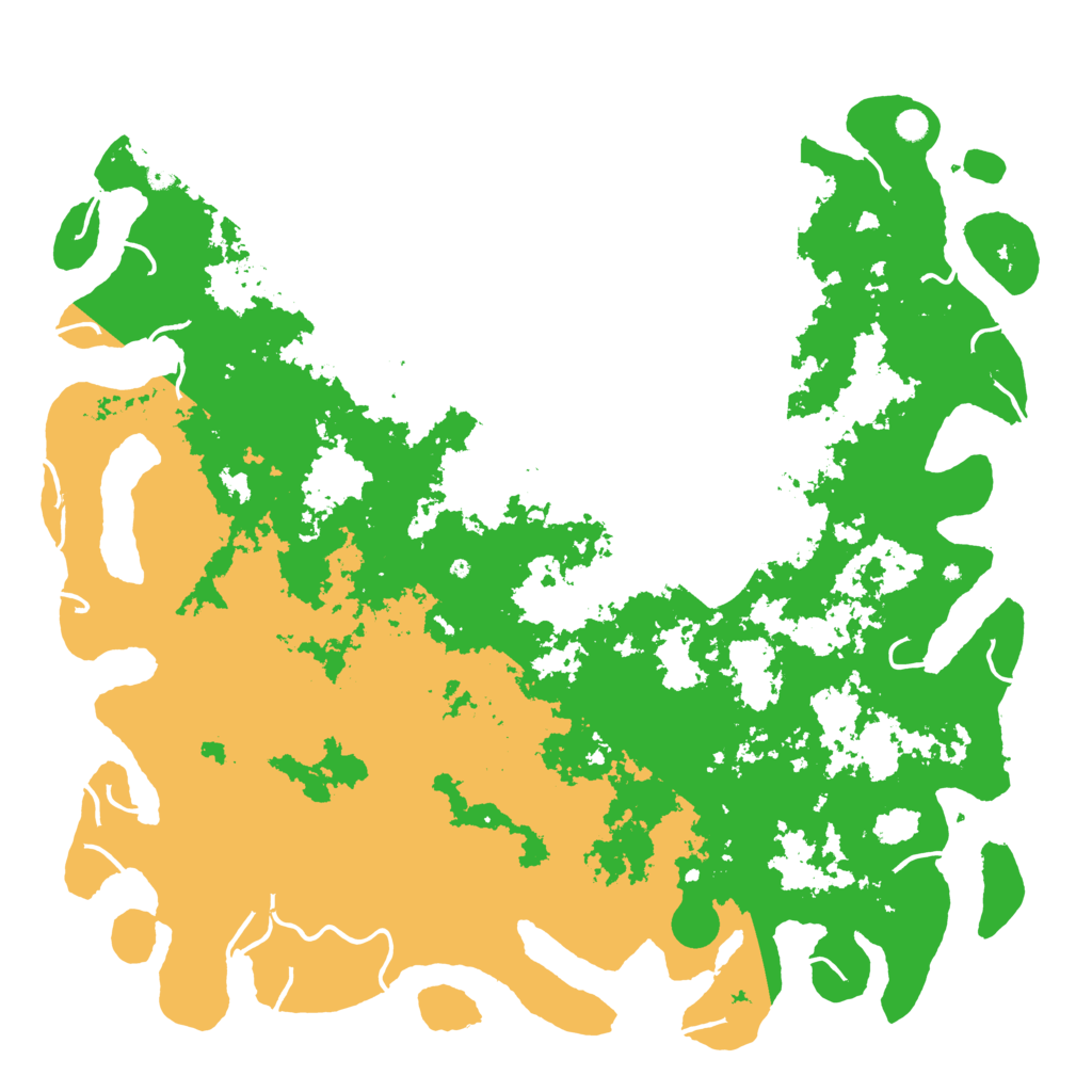 Biome Rust Map: Procedural Map, Size: 6000, Seed: 1614908773