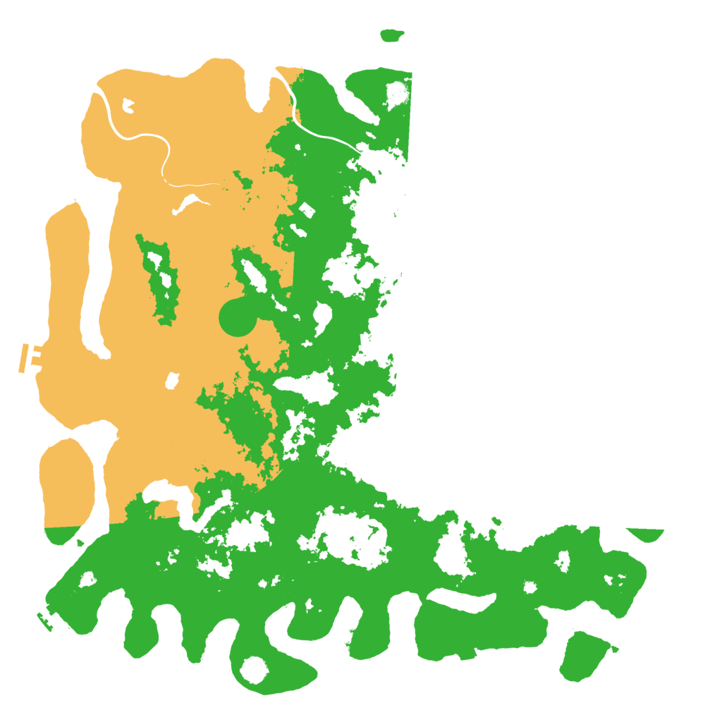 Biome Rust Map: Procedural Map, Size: 5000, Seed: 30967
