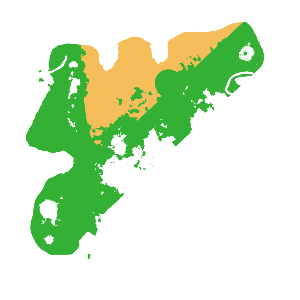 Biome Rust Map: Procedural Map, Size: 3000, Seed: 41246407