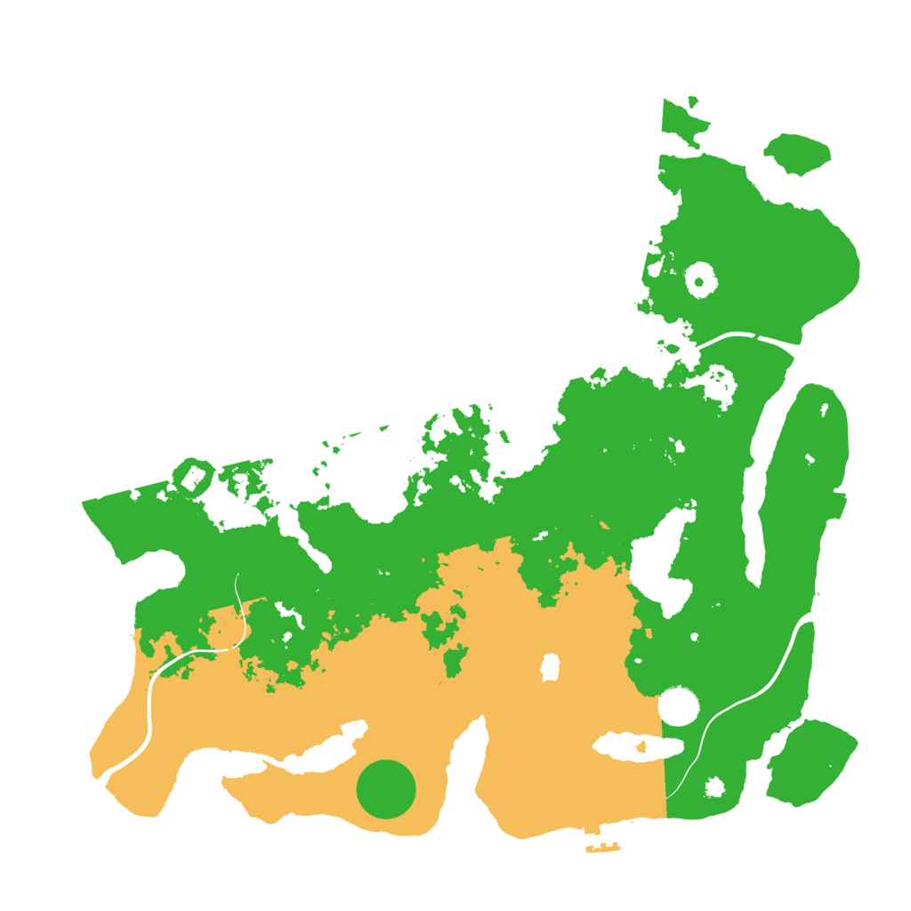 Biome Rust Map: Procedural Map, Size: 4050, Seed: 806321412