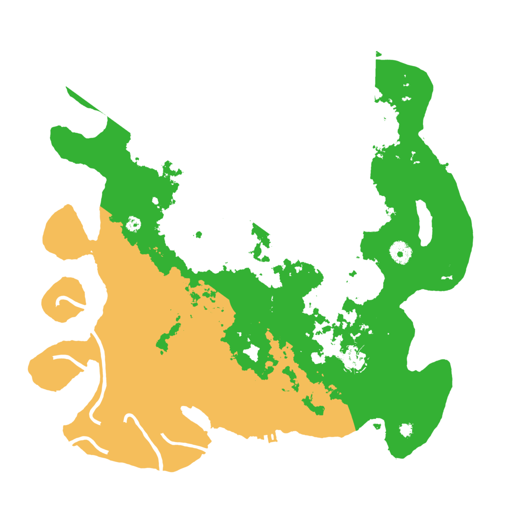 Biome Rust Map: Procedural Map, Size: 3500, Seed: 601654578