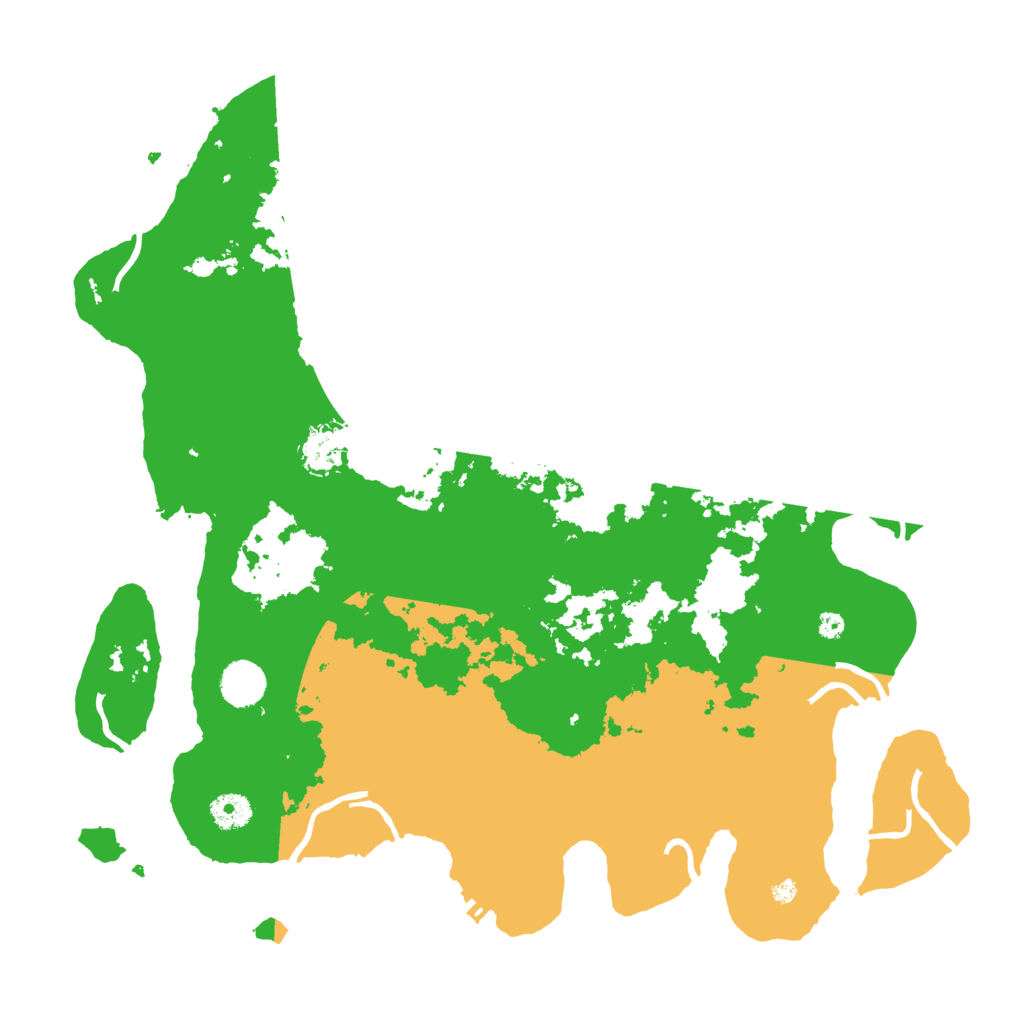 Biome Rust Map: Procedural Map, Size: 4000, Seed: 611