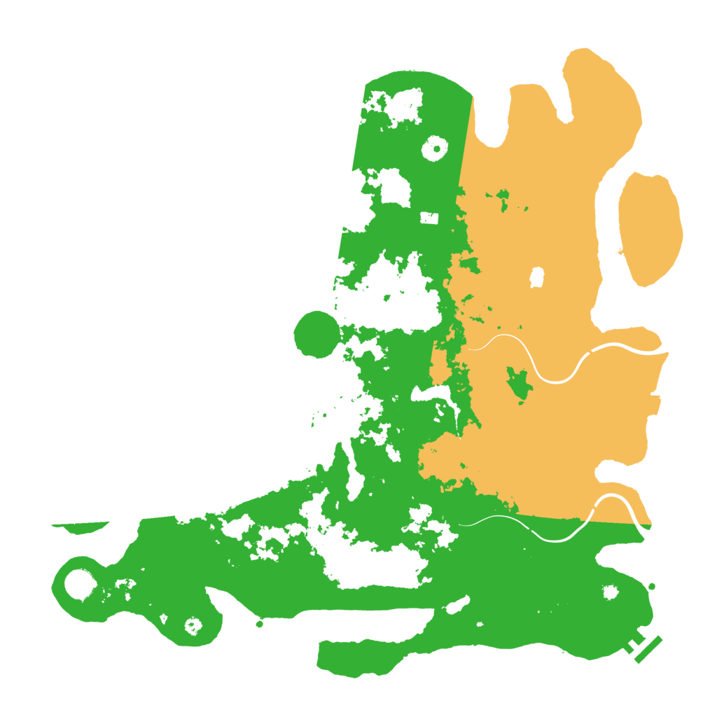 Biome Rust Map: Procedural Map, Size: 4250, Seed: 90606697
