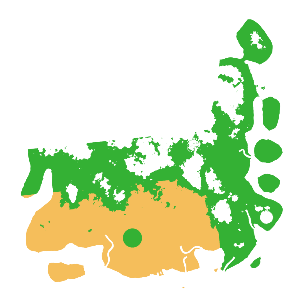 Biome Rust Map: Procedural Map, Size: 4200, Seed: 23952995