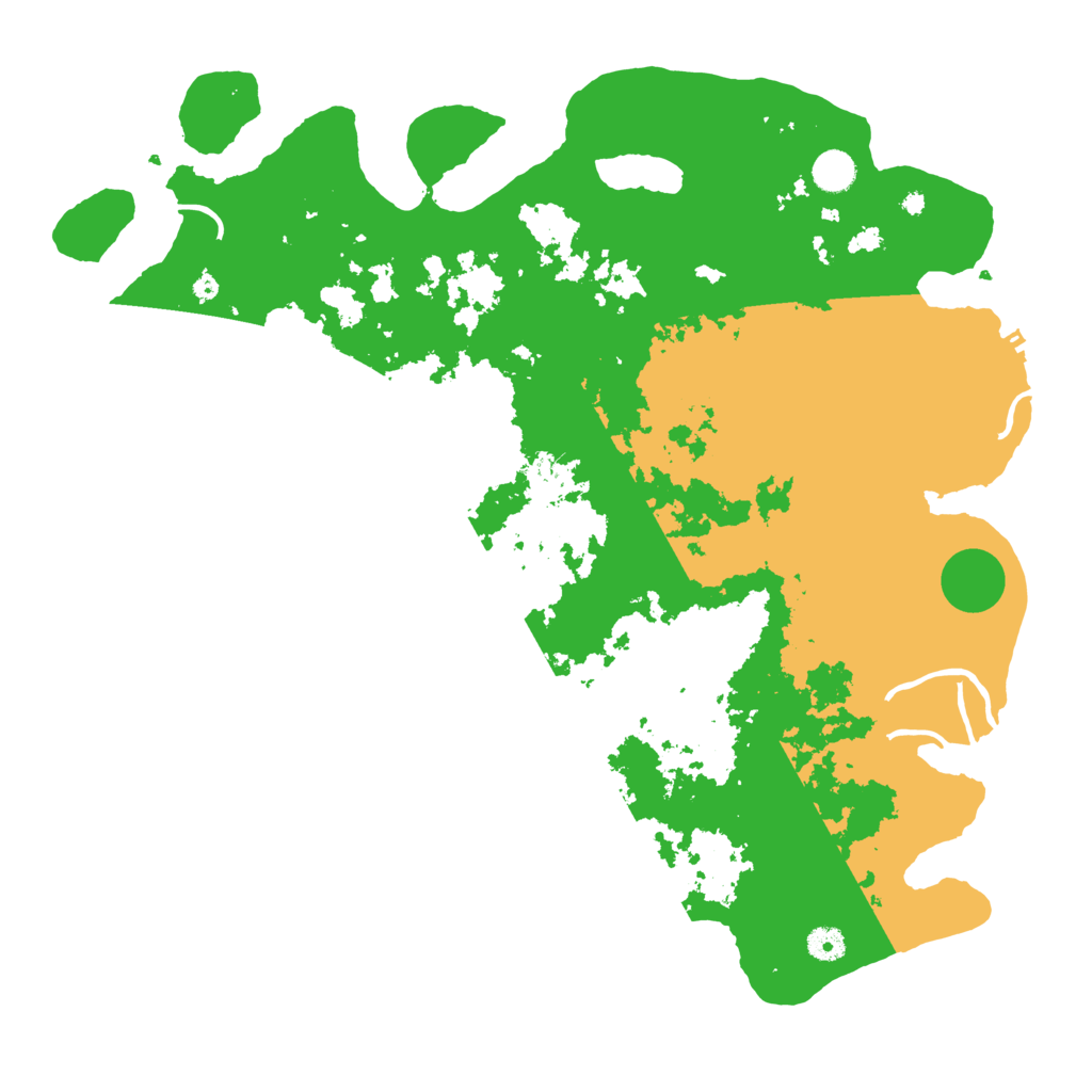 Biome Rust Map: Procedural Map, Size: 4500, Seed: 485145844