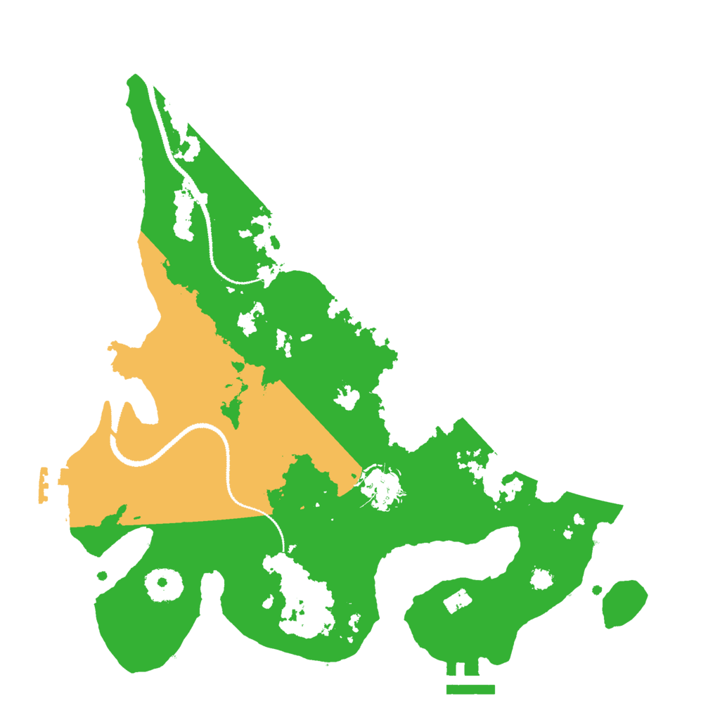 Biome Rust Map: Procedural Map, Size: 3000, Seed: 884096954