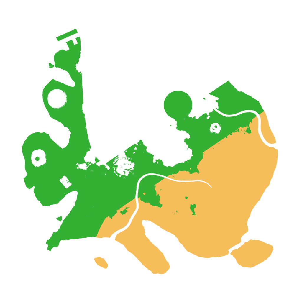 Biome Rust Map: Procedural Map, Size: 2800, Seed: 262339332