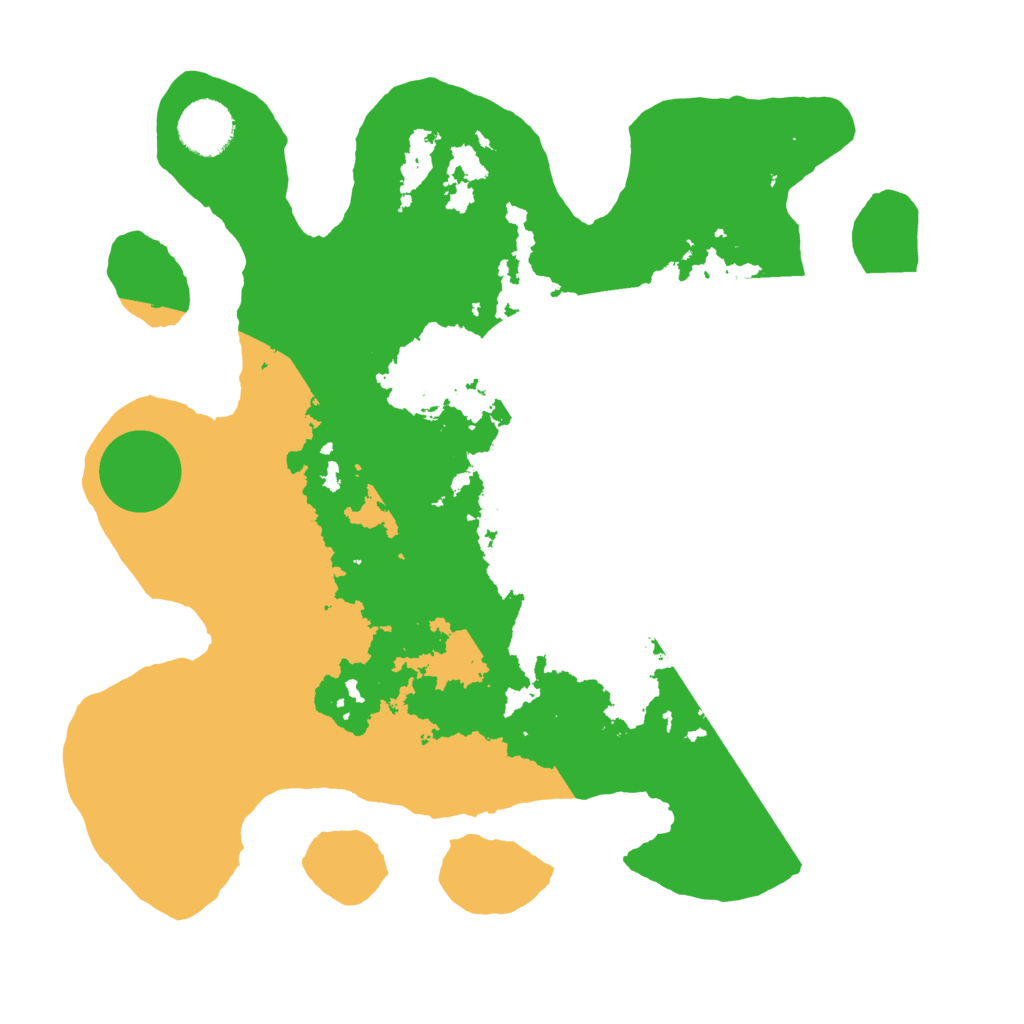 Biome Rust Map: Barren, Size: 3300, Seed: 53