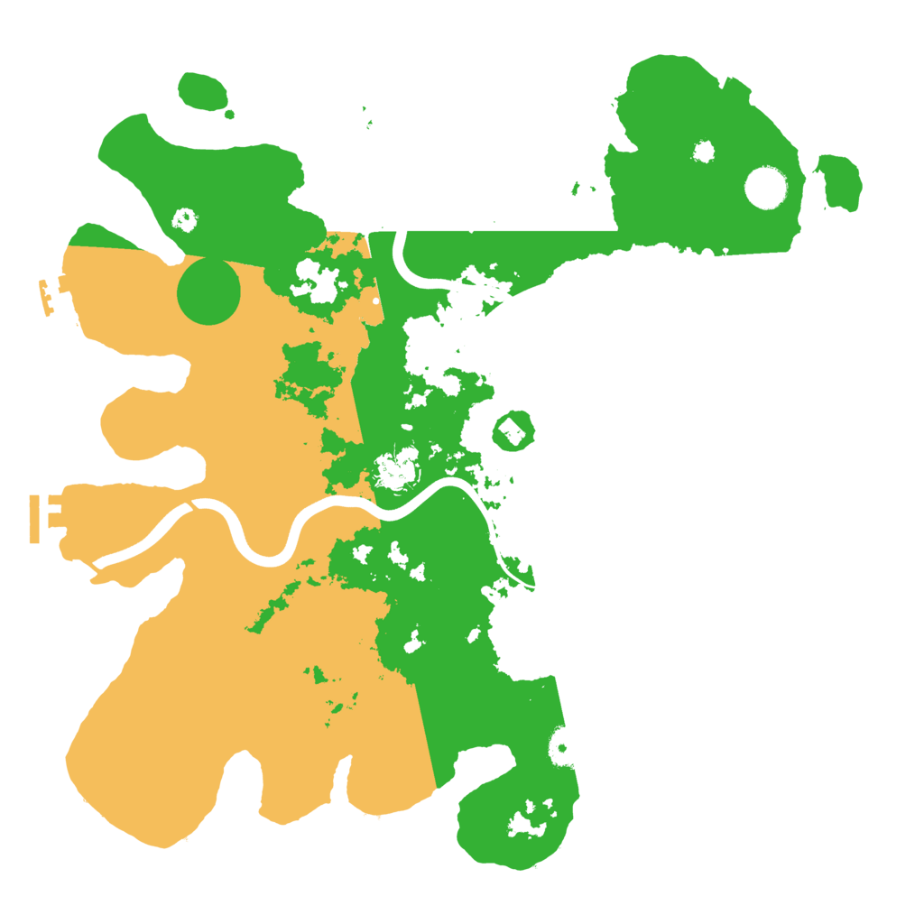 Biome Rust Map: Procedural Map, Size: 3850, Seed: 1188497601