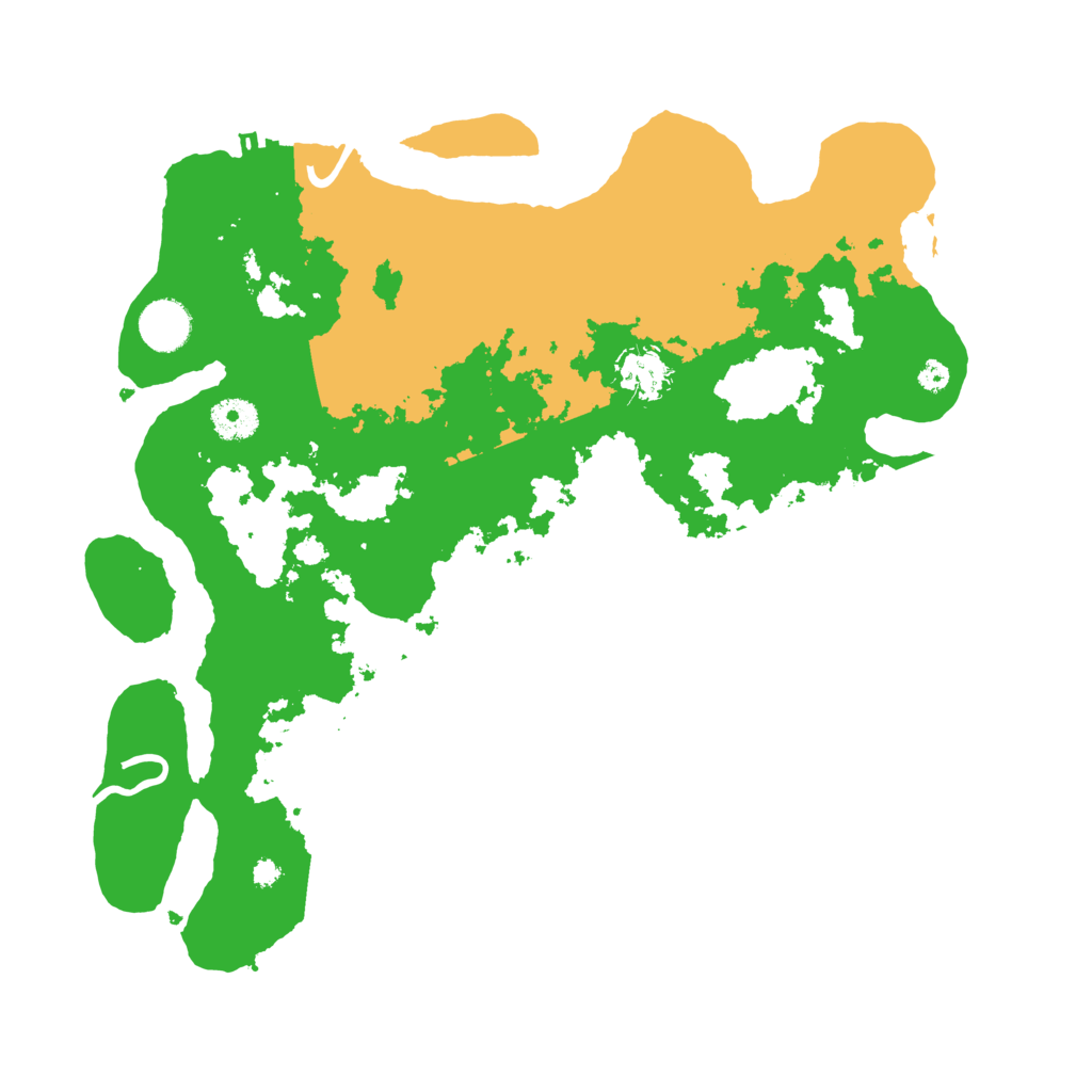 Biome Rust Map: Procedural Map, Size: 3700, Seed: 100732952