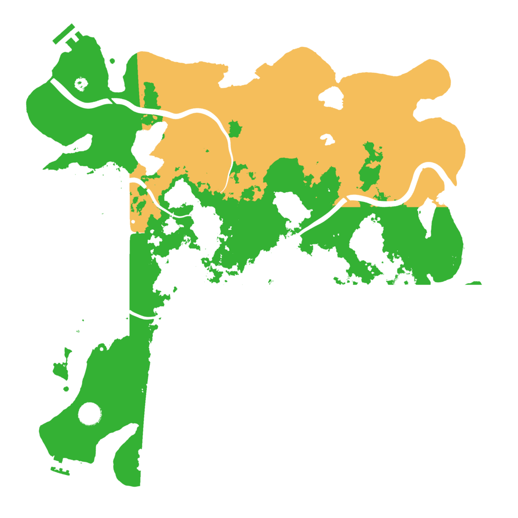 Biome Rust Map: Procedural Map, Size: 4000, Seed: 654654