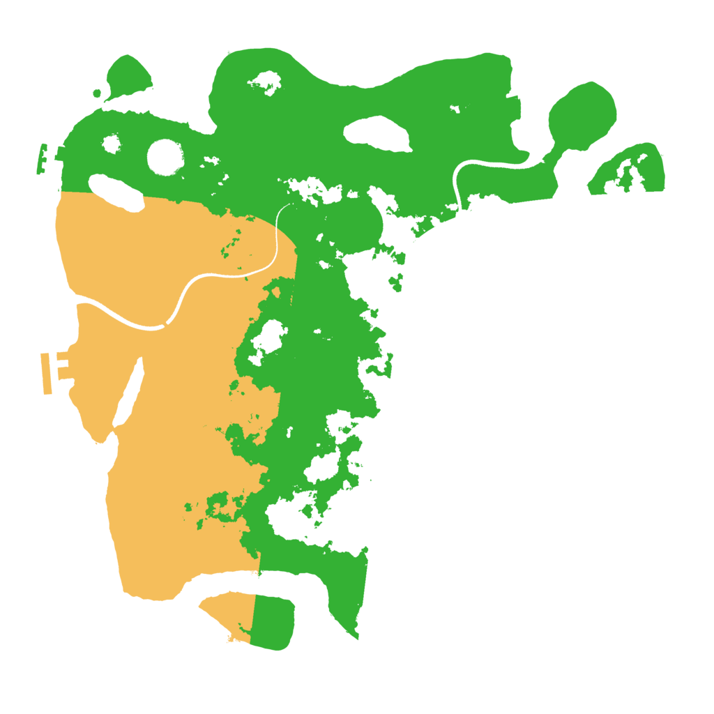 Biome Rust Map: Procedural Map, Size: 3500, Seed: 1526989572