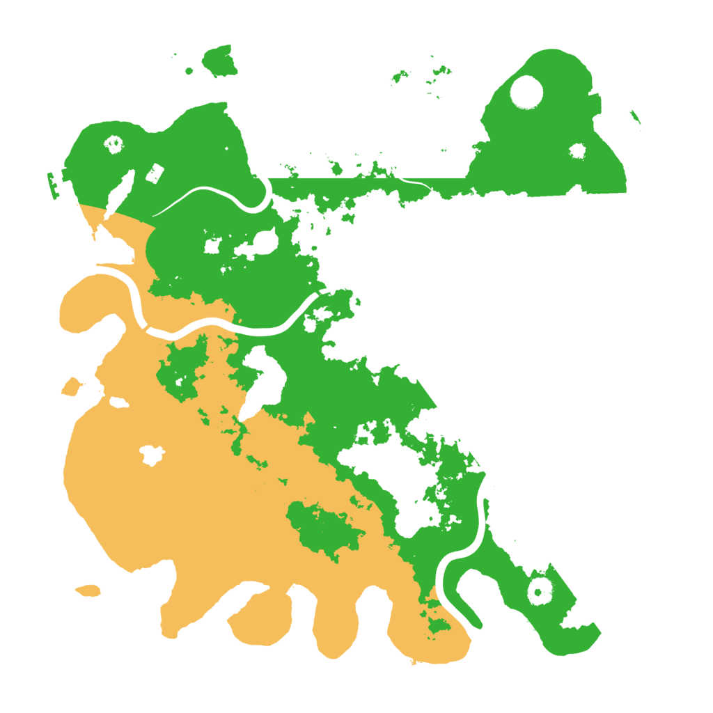 Biome Rust Map: Procedural Map, Size: 4000, Seed: 1585435962