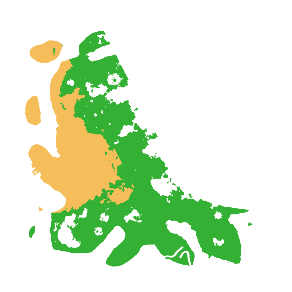 Biome Rust Map: Procedural Map, Size: 3500, Seed: 832596979