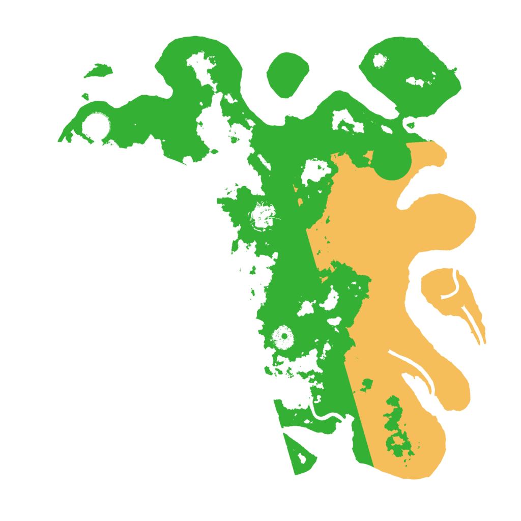 Biome Rust Map: Procedural Map, Size: 3500, Seed: 119933562