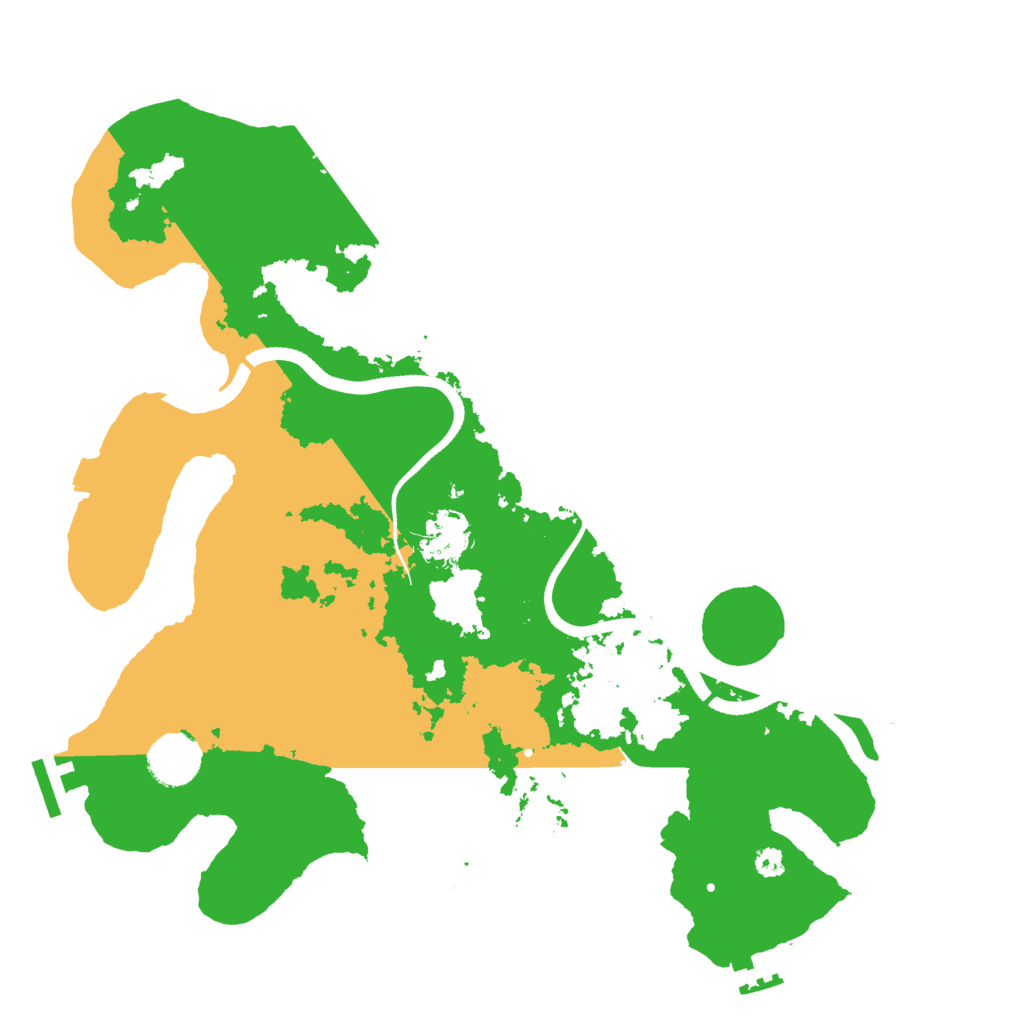 Biome Rust Map: Procedural Map, Size: 3500, Seed: 1270485487