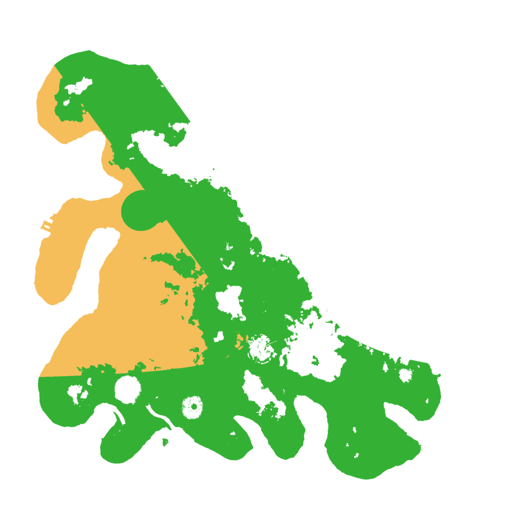Biome Rust Map: Procedural Map, Size: 3500, Seed: 1270485487