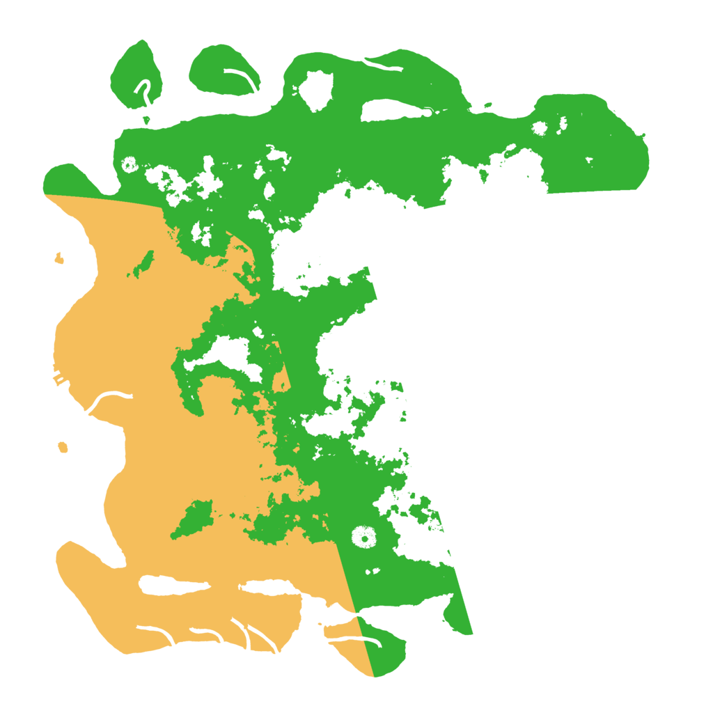 Biome Rust Map: Procedural Map, Size: 4500, Seed: 49