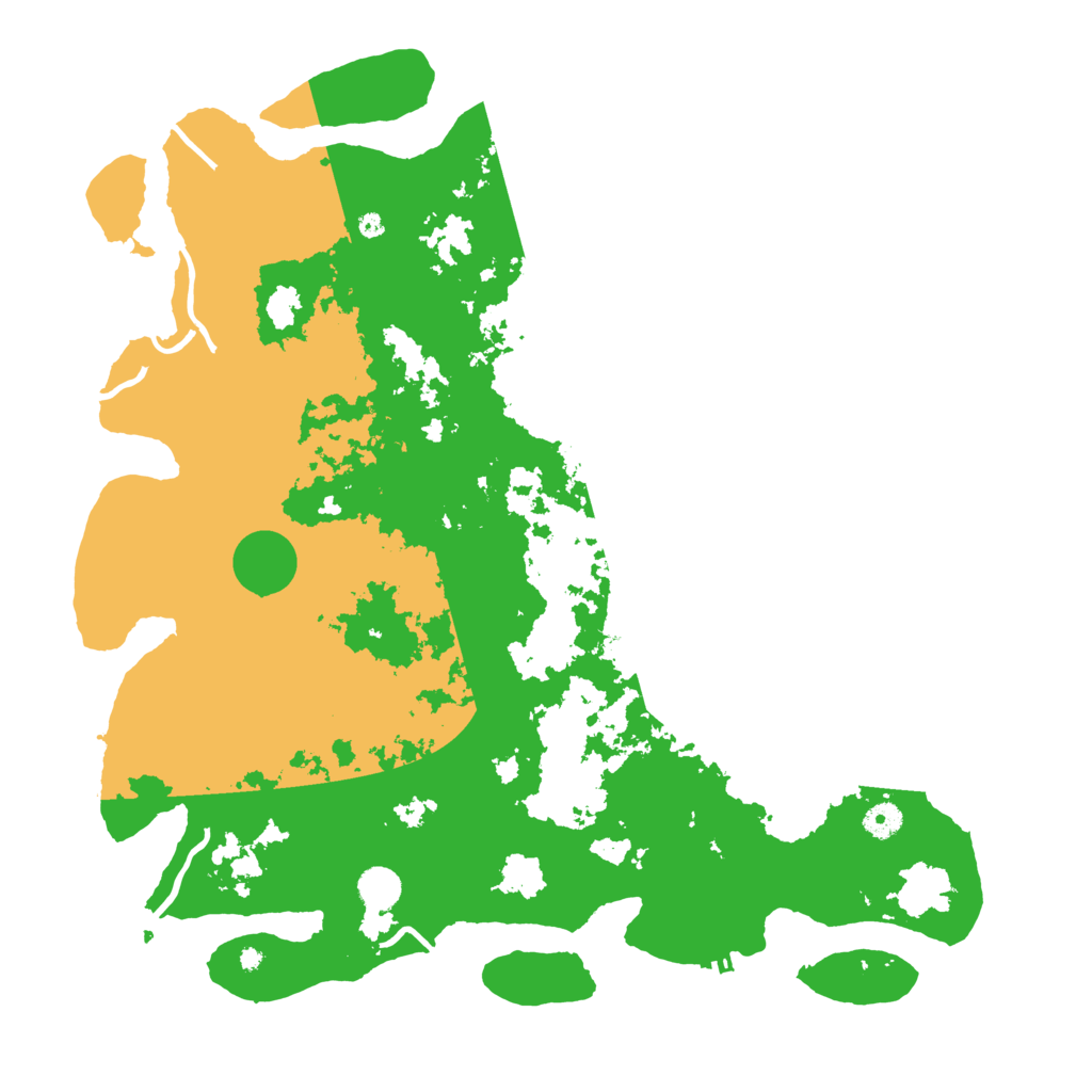 Biome Rust Map: Procedural Map, Size: 4500, Seed: 220602