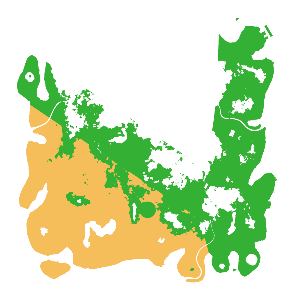 Biome Rust Map: Procedural Map, Size: 4800, Seed: 1104430541