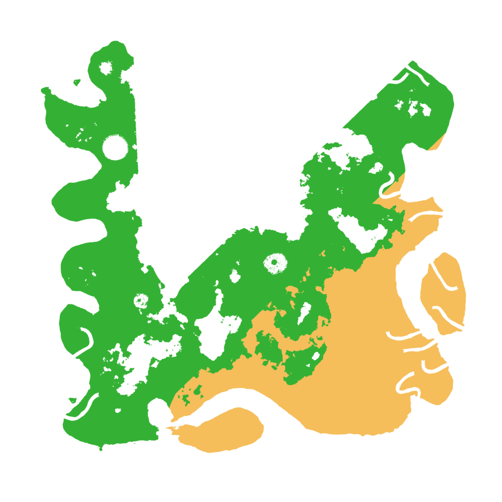 Biome Rust Map: Procedural Map, Size: 3500, Seed: 929638582