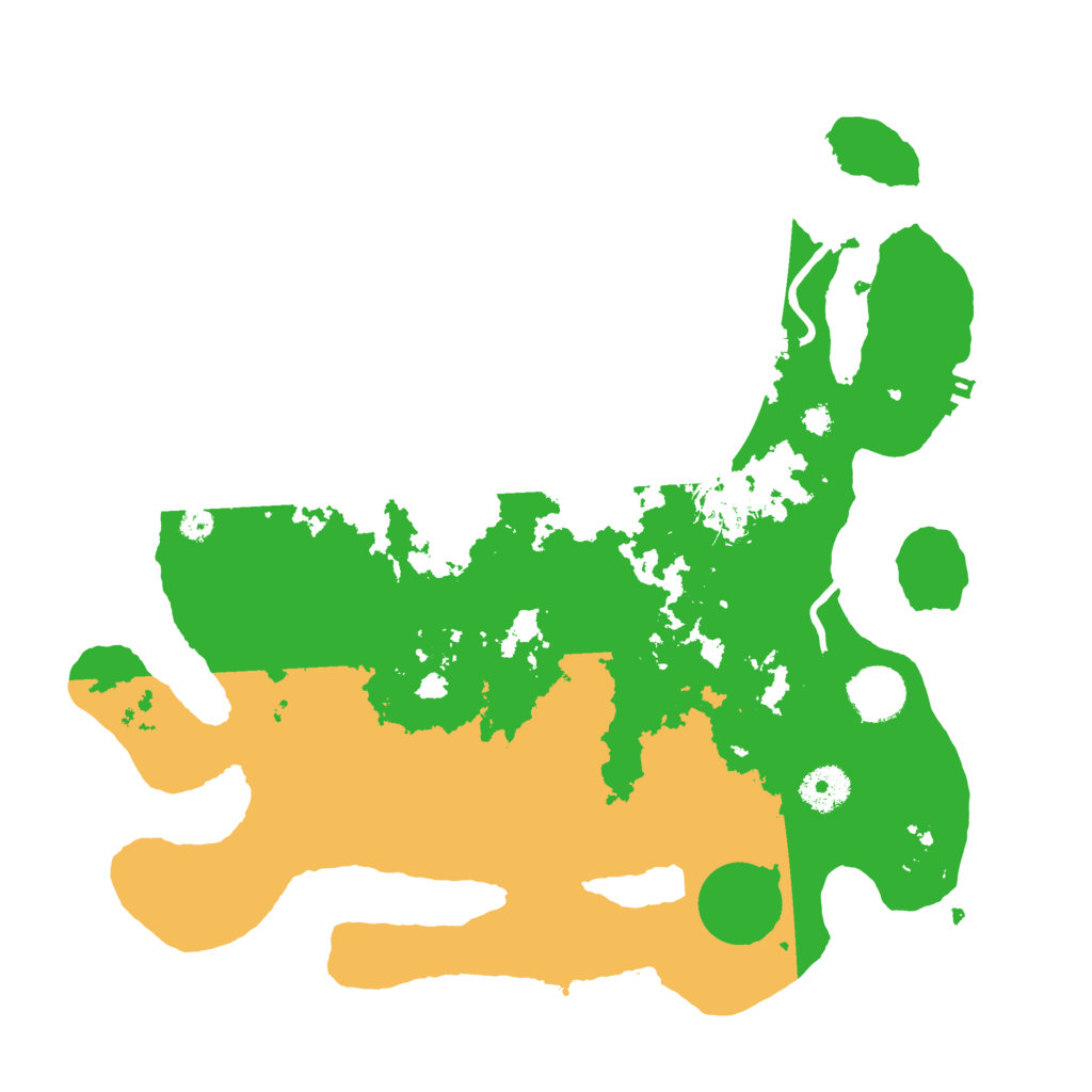 Biome Rust Map: Procedural Map, Size: 3500, Seed: 1651271926