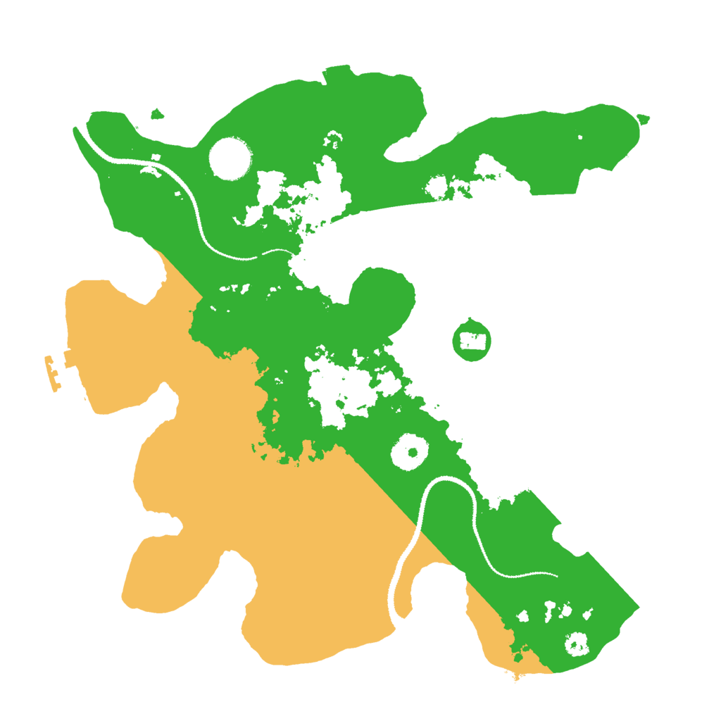 Biome Rust Map: Procedural Map, Size: 3000, Seed: 90500927