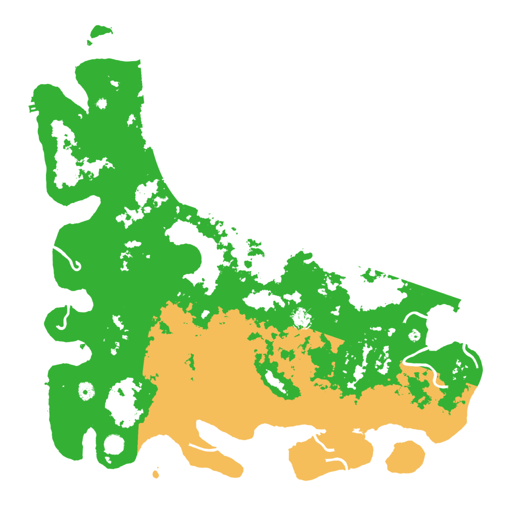 Biome Rust Map: Procedural Map, Size: 4500, Seed: 63956883
