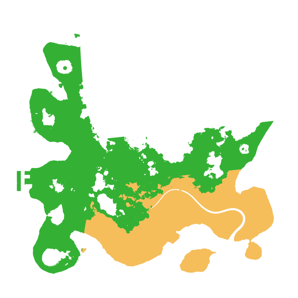 Biome Rust Map: Procedural Map, Size: 3000, Seed: 1922952124