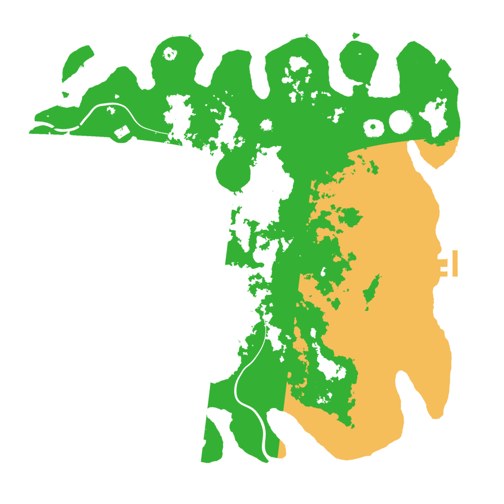 Biome Rust Map: Procedural Map, Size: 3850, Seed: 528002843