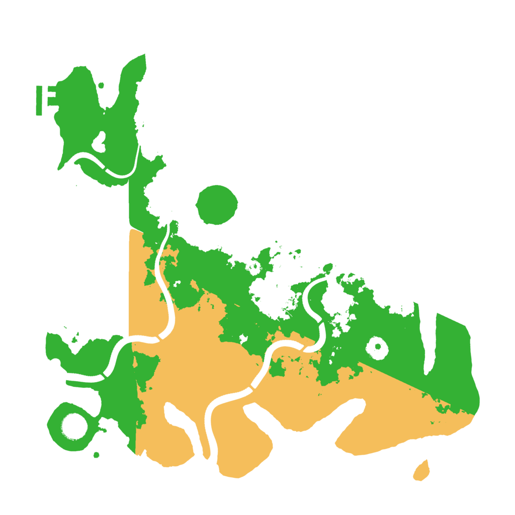 Biome Rust Map: Procedural Map, Size: 3500, Seed: 156258750