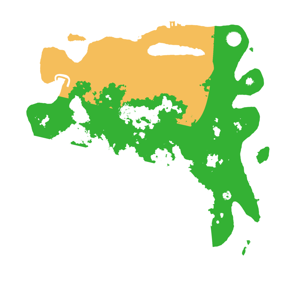 Biome Rust Map: Procedural Map, Size: 3500, Seed: 625899404