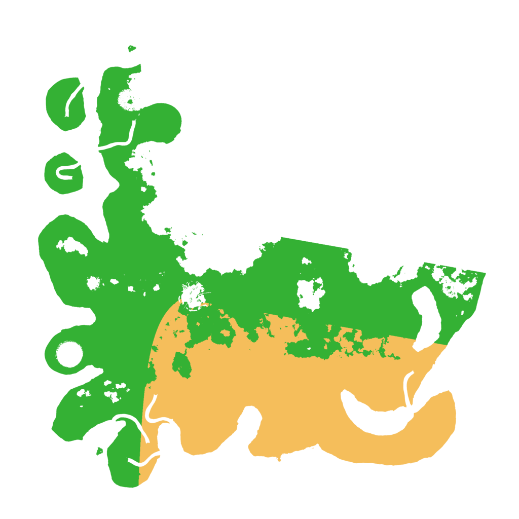 Biome Rust Map: Procedural Map, Size: 3500, Seed: 999123