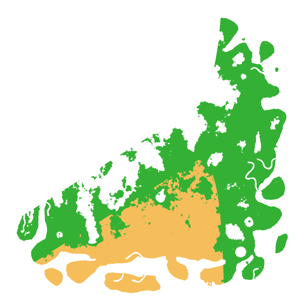 Biome Rust Map: Procedural Map, Size: 5000, Seed: 45644747