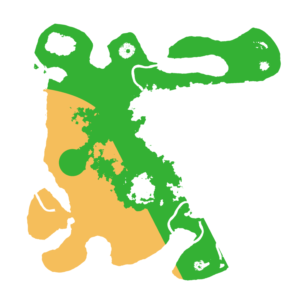 Biome Rust Map: Procedural Map, Size: 3000, Seed: 259372467